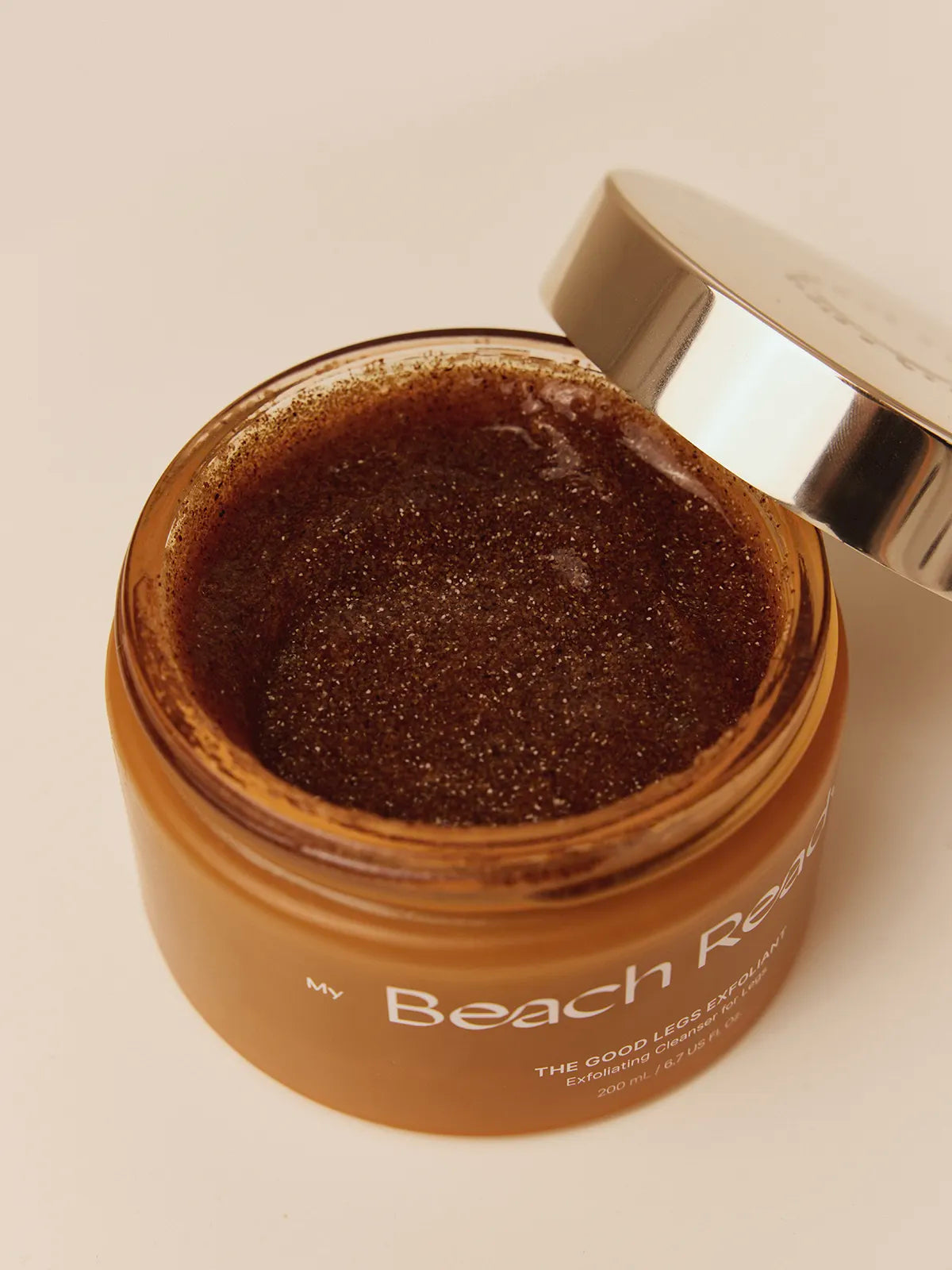 Inside the Good Legs Exfoliant: Walnut shell, glycerin, and aloe